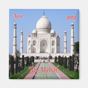 zIN032 AGRA TAJ MAHAL, Indien, Asien, Kühlschrank Magnet