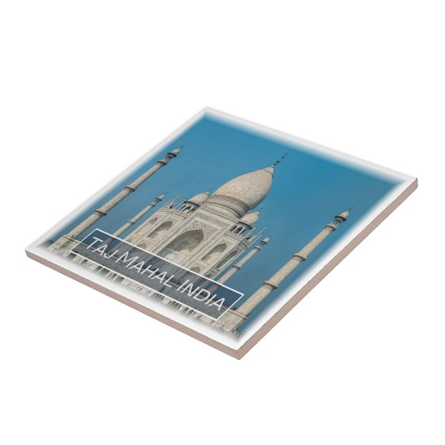 ZIN09 THE TAJ MAHAL, Indien, Asien, Fliese (Seite)