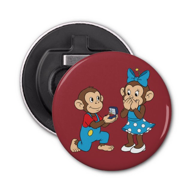 Zina and Mimo and the marriage proposal Flaschenöffner (Vorderseite)