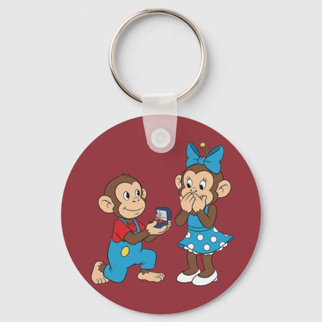 Zina and Mimo and the marriage proposal Schlüsselanhänger (Vorderseite)