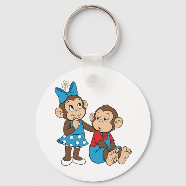 Zina and Mimo: Love and indifference Schlüsselanhänger (Vorderseite)