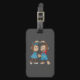 Zina, Mimo, and the sign of love Gepäckanhänger