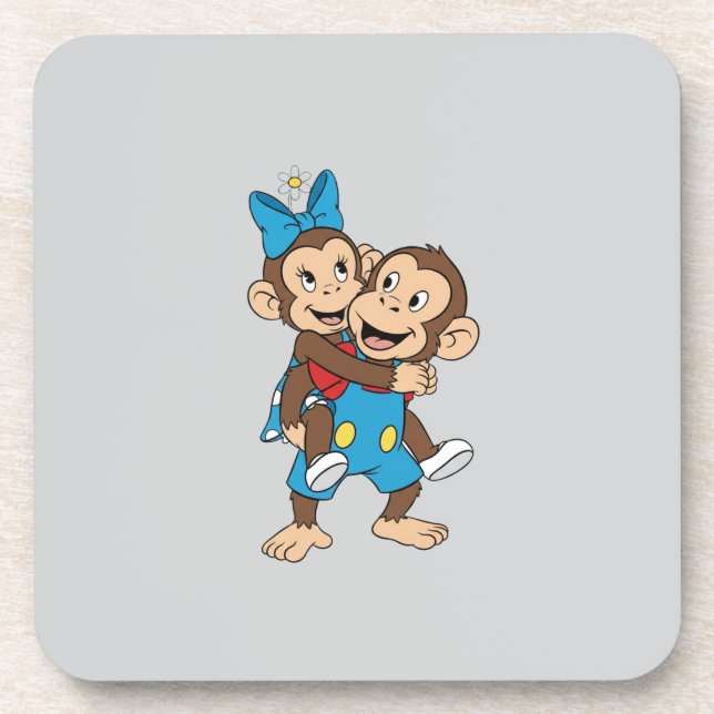 zina on mimo's back getränkeuntersetzer (Vorderseite)