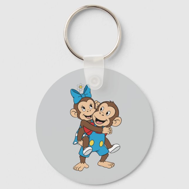 zina on mimo's back schlüsselanhänger (Vorderseite)