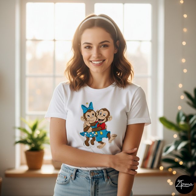 Zina und Mimo flirten. Tri-Blend Shirt (Von Creator hochgeladen)