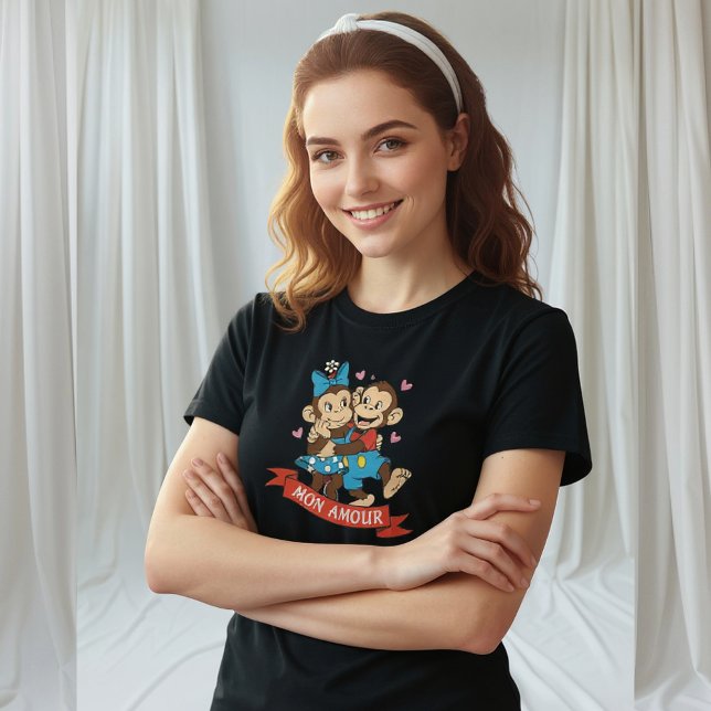 Zina und Mimo, mon amour Tri-Blend Shirt (Von Creator hochgeladen)