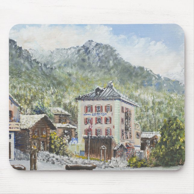 Zinal die Schweiz. 2007 Mousepad (Vorne)