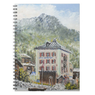 Zinal die Schweiz. 2007 Notizblock