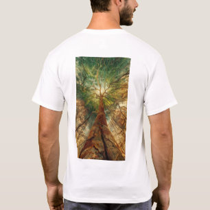 Zing Quasar Tree Colorful Energy Universe T - Shir T-Shirt