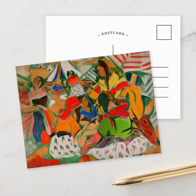 Zíngaras | Rafael Barradas Postkarte (Von Creator hochgeladen)