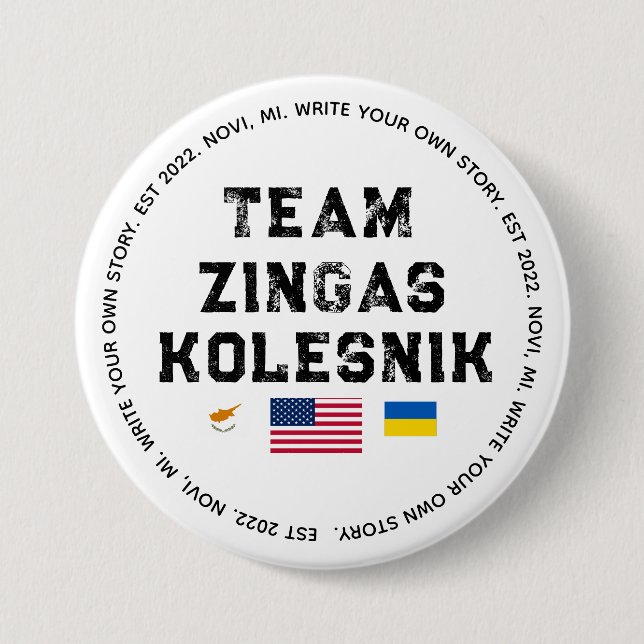 Zingas Kolesnik-Taste Button (Vorderseite)