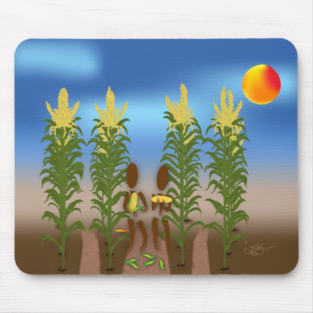 Zinglees ~ Mais Mousepad (Vorne)