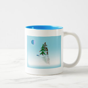 Zinglee's ~ Platz des Sterns Zweifarbige Tasse
