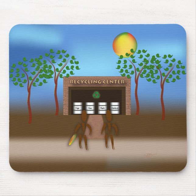 Zinglees ~ Recycelnd Mousepad (Vorne)