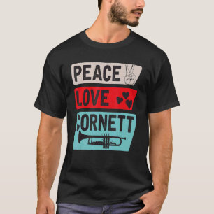 Zink Musikinstrument Zinkspieler Cornetto T-Shirt
