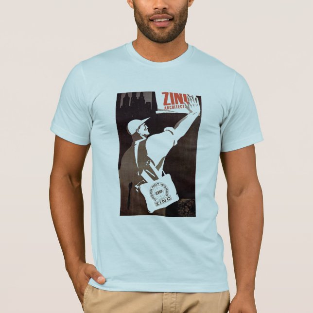 Zink T - Propaganda-Plakat T-Shirt (Vorderseite)