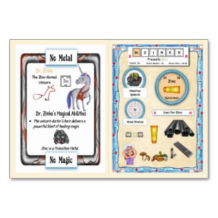 Zinko - Zink Horn Unicorn Trading Card Tischnummer