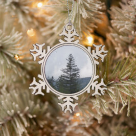 Zinn-Christmas-Schneeflocken-Baum Schneeflocken Zinn-Ornament