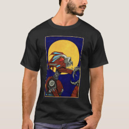 Zinn heult der robotische Werwolf T-Shirt