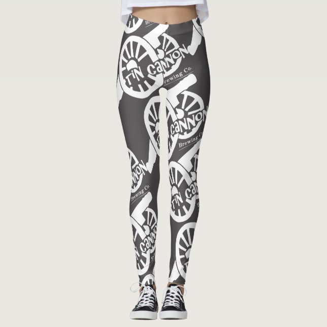 Zinn-Kanonenlogo-Leggings Leggings (Vorderseite)