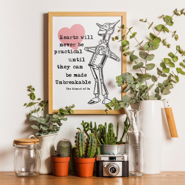 Zinn Man und das unzerbrechliche Herz Poster (This poster is all heart and carries a fair bit of wisdom too. )