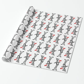 Zinn-Mann-Liebe-Zauberer- von Geschenkpapier