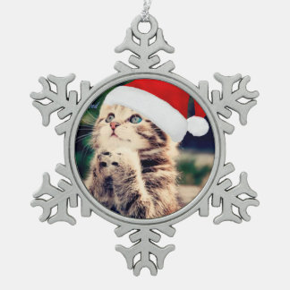 Zinn-Schneeflocke-Verzierung Schneeflocken Zinn-Ornament