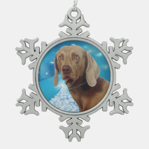 Zinn-Schneeflocken Ornamente