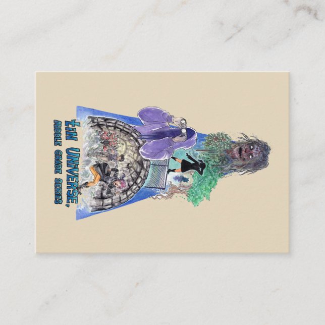 Zinn-Universum-mittlere Grad-Reihen-Trading Card Visitenkarte (Vorderseite)