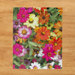 Zinnia Blumengarten Puzzle