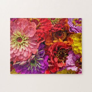 Zinnia Bouquet Puzzle