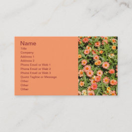 Zinnia Business Card Visitenkarte