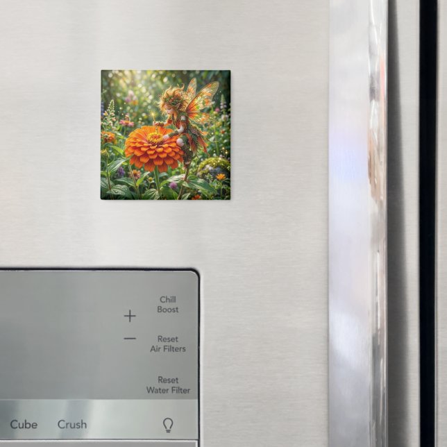 Zinnia Fee Magnet (In Situ (Kühlschrank))