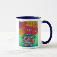 Zinnia-Fiesta-Kaffee-Tasse