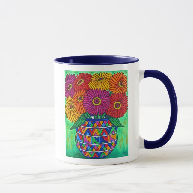 Zinnia-Fiesta-Kaffee-Tasse Tasse (Rechts)