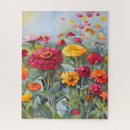 Zinnia Garden (520 Stück Puzzle, 16x20) Puzzle