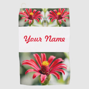 Zinnia Golfhandtuch