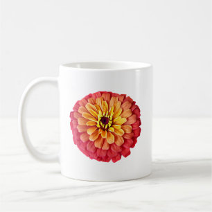 Zinnia in Orange-Schatten Kaffeetasse