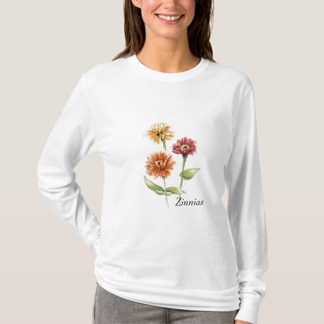 Zinnia Lang-Sleeved Shirt (Vorderseite)