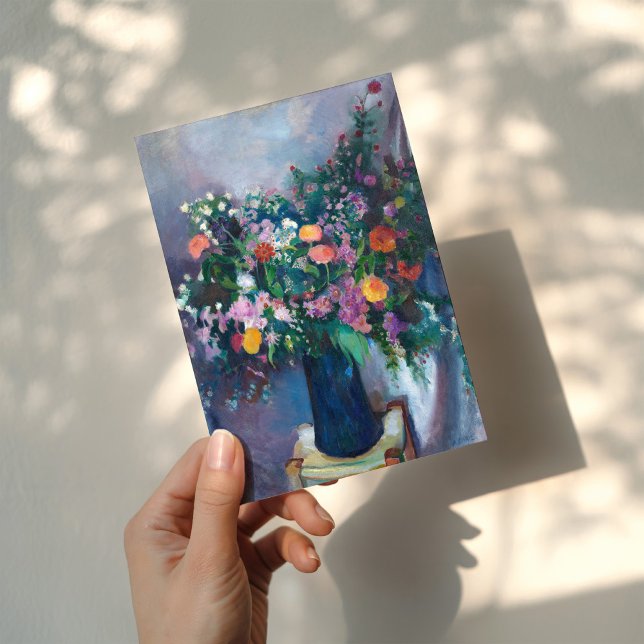 Zinnia und Asters | Arthur Beecher Carles Karte (Von Creator hochgeladen)