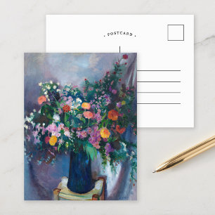 Zinnia und Asters   Arthur Beecher Carles Postkarte