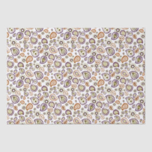 Zinnia und Paisley Seidenpapier