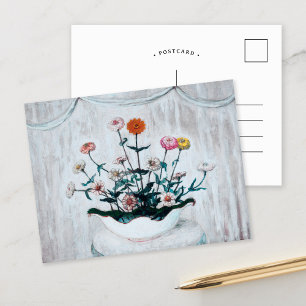 Zinnias   Florine Stettheimer Postkarte