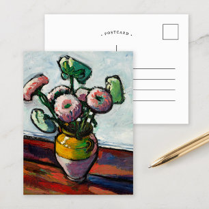 Zinnias   Henry Lyman Saően Postkarte