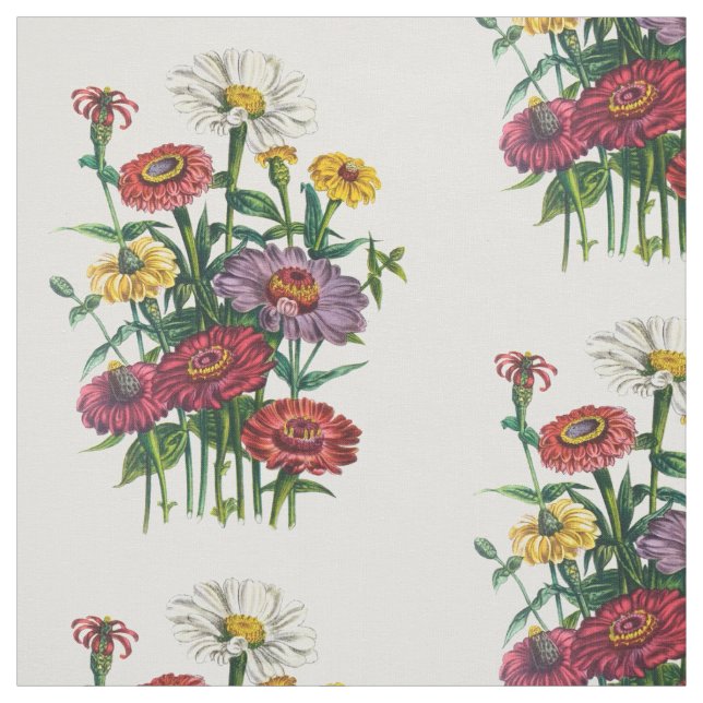 Zinnias Stoff (Muster)