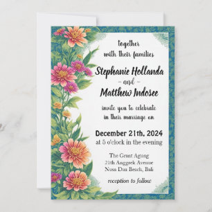 Zinnias-Symbole für Ausdauer, Zuneigung und Lebens Einladung