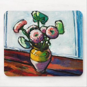 Zinnias von Henry Lyman Sayen Mousepad