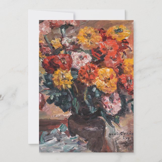 Zinnien | Lovis Corinth (Vorderseite)