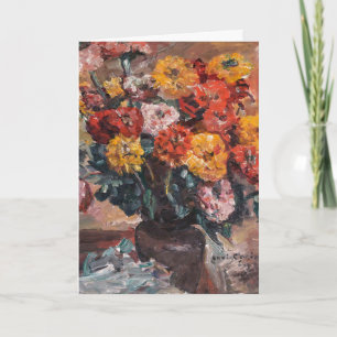 Zinnien Lovis Corinth Karte