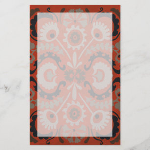 Zinnober Suzani I Briefpapier